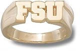 Florida State Seminoles Solid 10K Gold ''FSU'' 5/16'' Ring Size 11