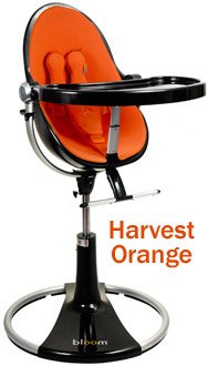 Bloom Fresco Loft Highchair in Harvest Orange - Black Base