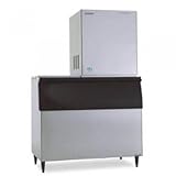 30 Stainless Steel Modular Ice Maker with Flake Cubes 12 gal 100 lbs Water Usage for Ice 4 kWh 100 lbs. Power Usage and 208V Remote Air Cooled Condenser