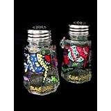 Angel Fish Design - Hand Painted - Salt and Pepper Shakers, 2.5 oz.. Set of 2 by 