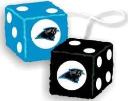 Fuzzydice-nfl Carolina Panthers Fuzzy Dice National Football League Athletic Association Nfl Sport Sporting Game Memorobilia Extrml