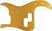 Fender® '57 Precision Bass® Pickguard - Gold