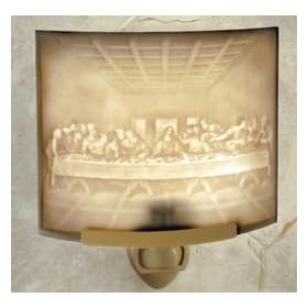 The Last Supper CURVED Porcelain Lithophane Nightlight