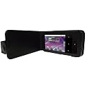 igadgitz NOIR Cuir véritable Etui Housse Case pour Creative Zen Touch 2 Android Lecteur MP3