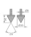 Conical Shaped Jaw Blades for Digi-Circe