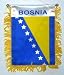 Bosnia-Herzegovina - Window Hanging Flags