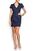 Mango Women's Shirt Dress, 10, Navy