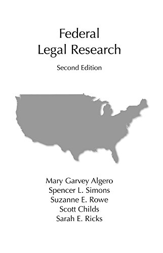 Federal Legal Research, Second Edition
