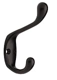 Liberty Hardware B42302Q FB C5 3 Inch Heavy Duty Coat and Hat Hook, Flat Black 31vHD3X3FNL. SL160 Liberty Hardware B42302Q FB C5 3 Inch Heavy Duty Coat and Hat Hook, Flat Black