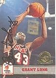 Grant Long, Miami Heat, 1994 Hoops Autographed Card