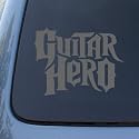 GUITAR HERO - Vinyl Car Decal Sticker #1776 | Vinyl Color: Silver