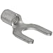 Morris Products 11528 Spade Terminal, Non Insulated, 16-14 Wire Size, #10 Stud Size (Pack of 100)