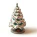 24k Gold-Plated Swarovski Crystal, Pearl Enamel "Christmas Tree" Trinket Box
