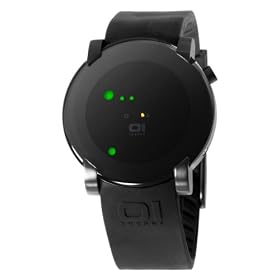 The One - GRR213G3 - Gamma Ray - Montre Mixte - Quartz Led - Cadran Noir - Bracelet Caoutchouc Noir