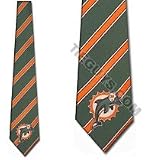 Miami Dolphins Neckties Mens Ties Neck Ties