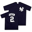 New York Yankees Derek Jeter Newborn Baby Baseball T-Shirt Navy