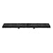IWI Rubber Dock Bumper, Rectangular, Laminated, Vertical Mount, Flat Plate Both Sides