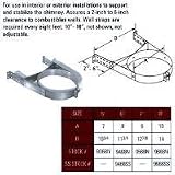 Simpson Dura-Vent 9468GA Adjustable Wall Strap Galvanized - 9468GA