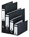 Electronics : Leitz Board Lever Arch File Upright 77mm Spine A3 Black Ref 1072-00-95 [Pack 2]
