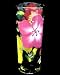 Hibiscus Design - Hand Painted - Collectible Shooter Glass - 1.5 oz. Hibiscus Design - Hand Painted - Collectible Shooter Glass - 1.5