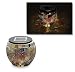Mark Feldstein & Associates SMG10J Solar Mosaic Jar Globe Jewel Tone