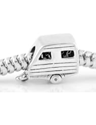 Sterling Silver Rv Camper Detachable Camping Trailer Bead Charm By Simstars