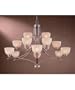 Minka Lavery Paradox 1428-84 Large 15 Light 900w (34"H x 48"W) Chandelier Lighting in Brushed Nickel