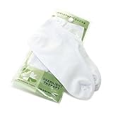 Spa Sister White Cotton Overnight Moisture Socks