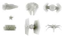 Wesco Star Wars Glow In The Dark 2D Moulded Stickers