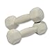 Pair of 4lb. Neoprene Dumbbells – Light Grey