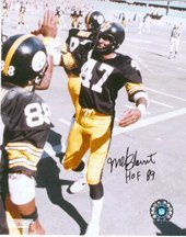 Mel Blount Autographed Pittsburgh Steelers 8