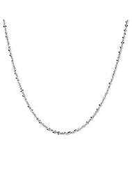 18" Sparkle Neck Chain in Sterling Silver