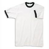 Soffe Adult Ringer Jersey White Tee
