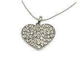 Crystal Heart Pendant Necklace