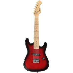 Fiesta Musical Instruments 31 Transparent Red Electric Guitar by 