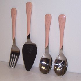 Fiesta - Apricot Flatware Hostess Set 4 Piece by Fiestaware