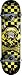 Speed Deamons Skull Check Yellow  Mini Size Complete Skateboard (7.0-Inch) Image