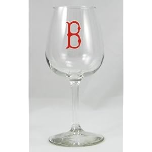 Boston Red Sox Logo Merchandise 12 Ounce Wine Glass