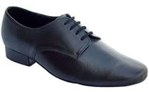 Mens Ballroom Dance Shoe - FeatherLite Michael - Black - Geniune Leather