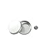 Houseables Aluminum Tin Jars, 4 Oz, 120 ML Gram Jar, Cosmetic Sample Tins Empty Container, Round Pot Screw Cap Lid, Small Ounce for Lip Balm, Make Up, Eye Shadow, Powder, Gems, Beads
