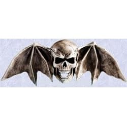 Decor Medieval home decoration Skull Bat Wall Sculpture New Gothic