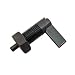 GN 612 Series Steel Lock-Out Type Cam Action Inch Size Indexing Plunger without Plastic Sleeve, with Lock Nut, 5/8"-18 Thread Size, 0.24" Plunger Diameter