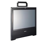 Shuttle X50V2 Plus Black Barebone-PC (Intel Atom D525, NM10, SATA, VGA, WLAN, Webcam, 39,6 cm (15,6 Zoll) Touchscreen Display)