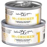 Before Grain 96% Chicken Formula Canned Cat Food ''1'' 24/3.2 oz