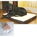 Memory Foam Pet Bed - Small (Brown / Beige) (2 H x 30 W x 20 D)