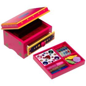 31vIl%2BD2riL Melissa & Doug Deluxe Wooden Decorate Your Own Jewelry Box