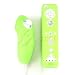 Fosmon Nintendo Wii Remote and Nunchuck Safe-Grip Silicone Skin Case (Baby Green)