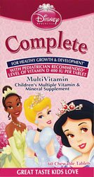 Disney Kids Princess Multivitamin Chewable Tabs, 60 ct