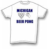 Michigan Beer Pong 4 T-Shirt Standard Cotton