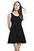 Hika Women's Casual Basic Loose Fitted Tank Top Mini Dress
